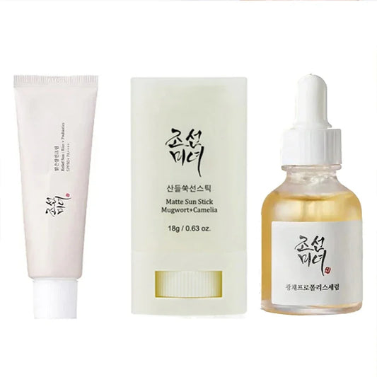 3 Pcs Sets Sunscreen Korea Body Face Sun Block Stick Essence Anti-UV